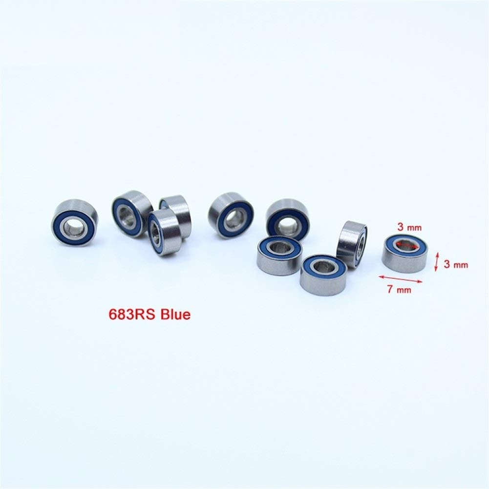 683RS ベアリング ABEC-7 (10個) 3x7x3mm ミニチュア 683-2RS 683RS ベアリング ABEC-7 (10個) 3x7x3mm ミニチュア 683-2RS